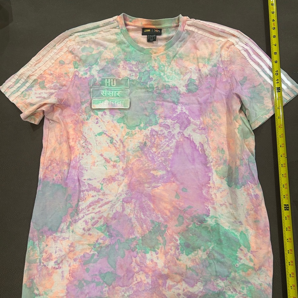 Adidas HU Human x Pharrell Williams Multicolor Tie-Dye T-Shirt XL